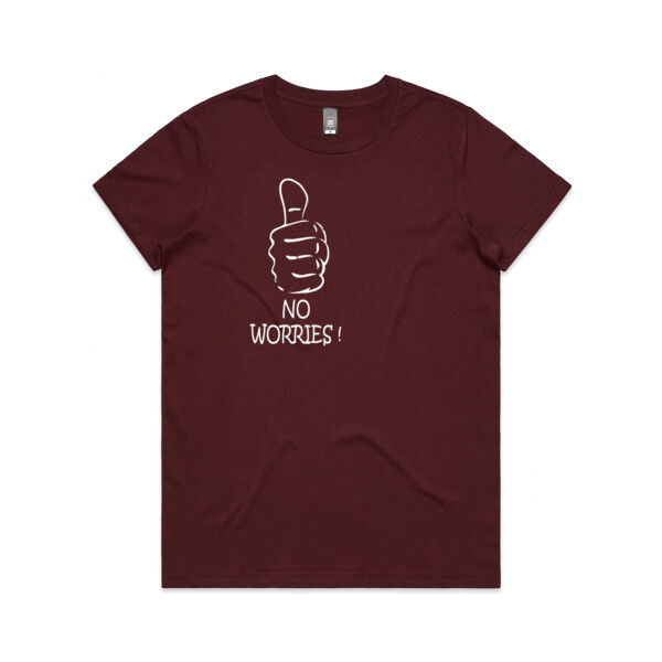 No Worries White Design Thumbnail