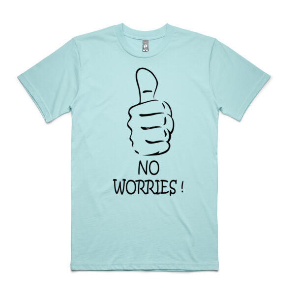 No Worries Black Design Thumbnail