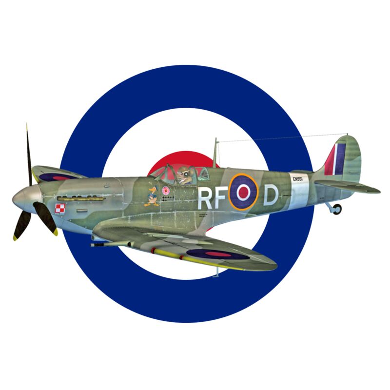 Spitfire on Roundel Thumbnail